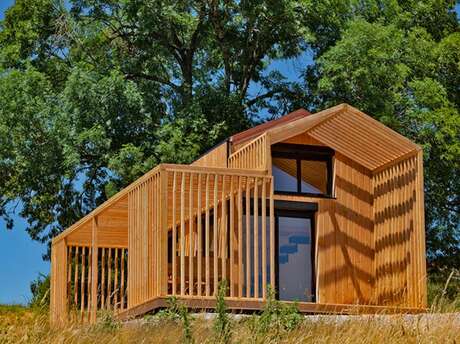 Cabane 4 personnes - CoqHome - domaine du coq en pat