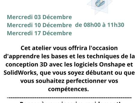 Atelier de conception 3D
