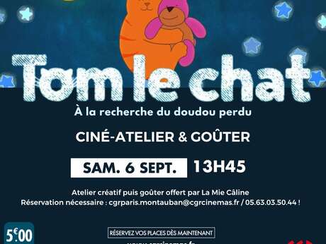 Cine | Taller y Merienda - El Gato Tom: En Busca del Peluche Perdido