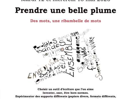 Atelier d'écriture avec Maty