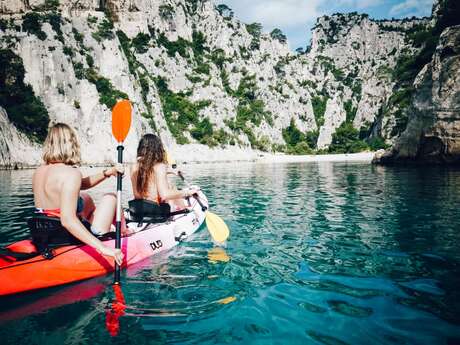 Bei Sonnenuntergang, Seekajaktour und Schnorcheln 2 Stunden mit LOKAYAK