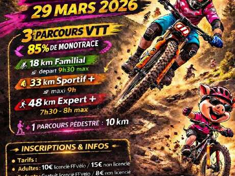 Randonnées VTT et pédestres : Cochon Rando