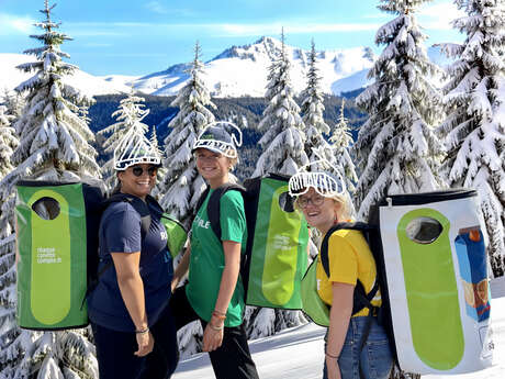 Recycling Tour de "Chaque Canette Compte" dans le Val d'Arly