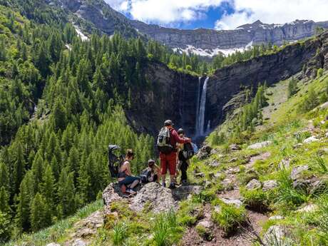 The Pisse waterfall in Champsaur