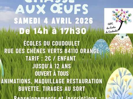 Chasse aux oeufs des écoles du Coudoulet