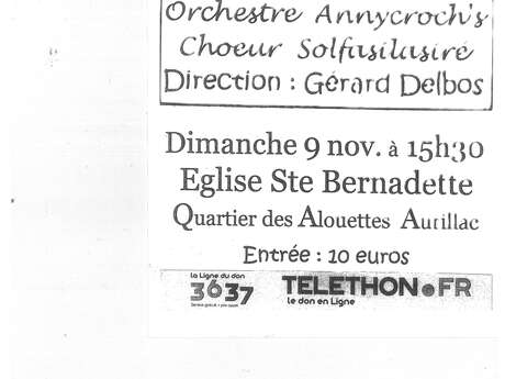 Concert au profit du Téléthon Concert au profit du Téléthon