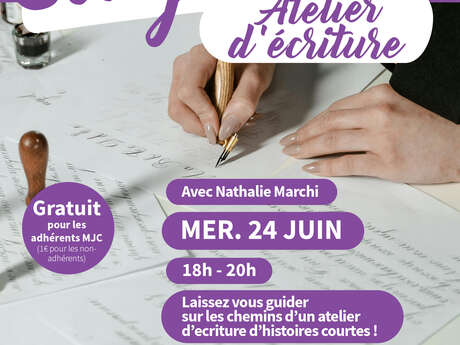 Stage adultes - atelier d'écriture