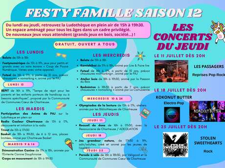 Festy Famille - Ludothèque en plein air