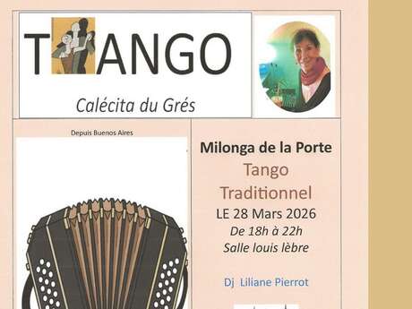 Soirée Milonga de la porte  - Tango Traditionnel
