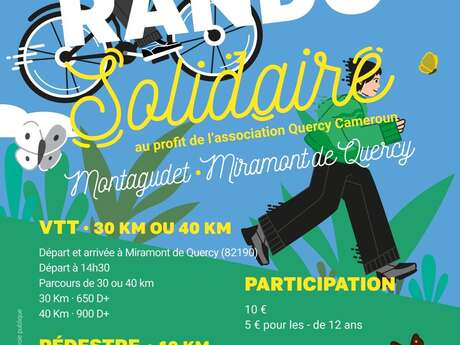 Randonnée solidaire entre Montagudet et Miramont-de-Quercy