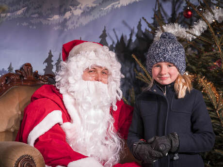 Photos souvenir avec le Père Noël