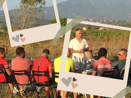 Balade et Dégustation Mets & Vins : « Le maillot à pois des saveurs » au Domaine de Mas Caron