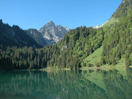 Lake Tavaneuse from Les Plagnes