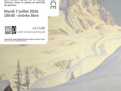 Lecture "Ange Abrate, a painter and mountaineer on both sides of Mont Blanc "  par Sandra Barberi et Oscar A