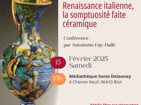 Conference on ‘Italian Renaissance earthenware, sumptuousness made of ceramics'