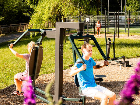 Outdoor fitness area
