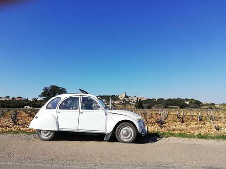 Escapade dans le vignoble en 2CV au départ de la Bastide St Dominique