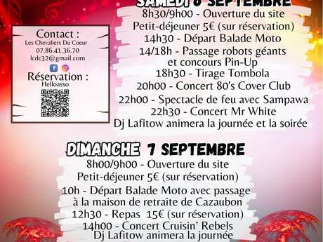 Festival Autos/Motos des Chevaliers du Cœur