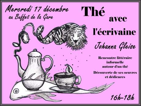 Thé avec l'écrivaine Johanna Gleise