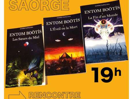 Begegnung  mit dem Schriftsteller Sandro Pappacoda Buchhandlung Cairos