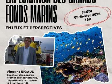Conférence - Exploration des grands fonds marins, enjeux et perspectives