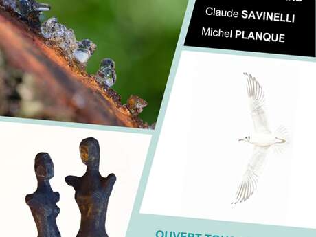 Exhibition by Claude SAVINELLI, Philippe HARRAND & Michel PLANQUE at La Petite Ecole
