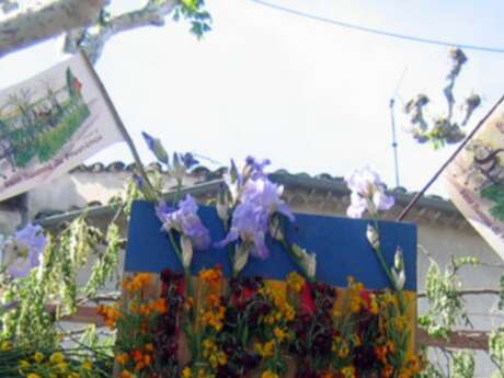 Donkey cart parade and flower fair