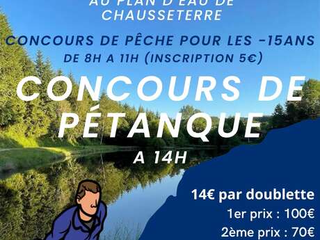 Concours de pêche et concours de pétanque