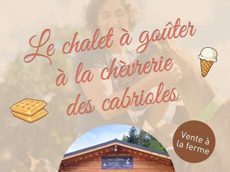Le chalet à goûters de la chèvrerie des Cabrioles