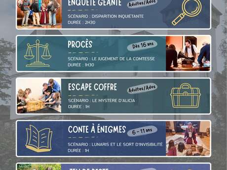 5e Défis, mystères et enquêtes