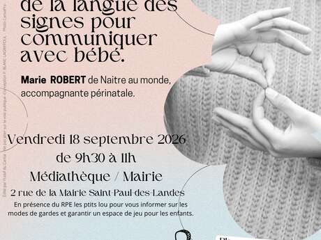 (A)ntre Parents : A la découverte de la langue des signes pour communiquer avec bébé.