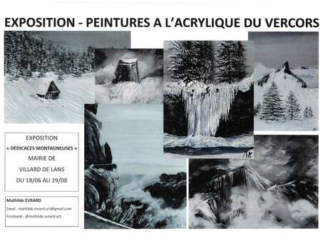 Exposition de peintures à l'acrylique du Vercors