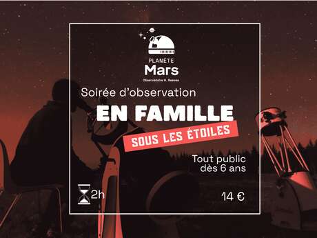 En famille sous les étoiles - Soirée découverte astronomique