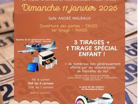 Loto de l'ABC des parents d'élèves