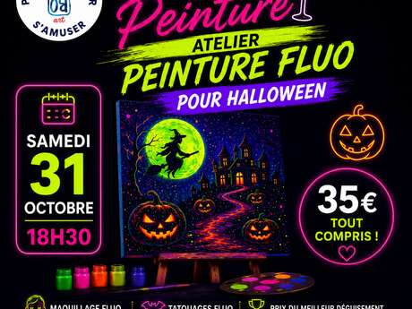 Apéro Peinture Fluo – Halloween