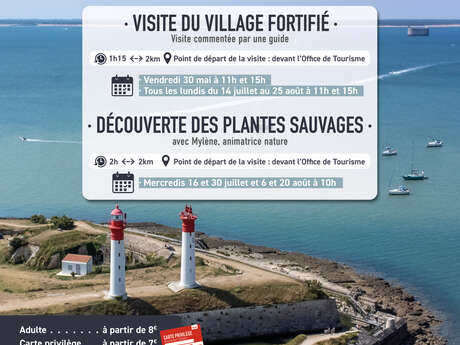 Geführter Rundgang durch das Dorf auf der Ile d'Aix