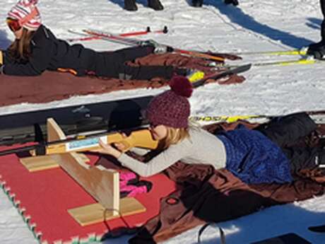 Biathlon avec le Bureau Montagne de Passy