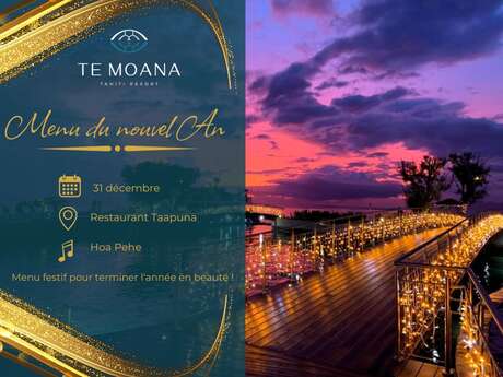 New Year's Eve on the edge of the Water - Te Moana Tahiti Resort