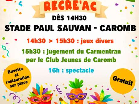 Carnaval récré'Ac