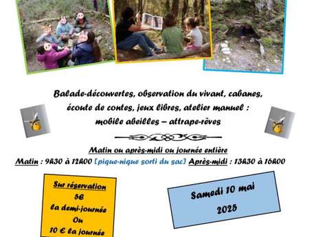 Atelier Forêt pour enfants à la Ferme de Constant