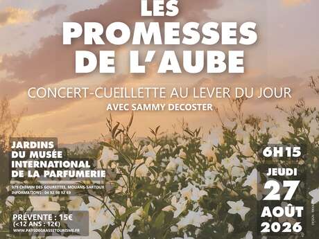 Les promesses de l'aube, concert-cueillette avec Sammy Decoster