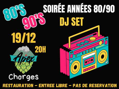 Soirée Années 80/90's