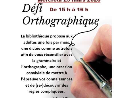 Défi orthographique