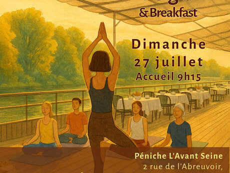 "Yoga & petit-déjeuner" sur la péniche L’Avant Seine