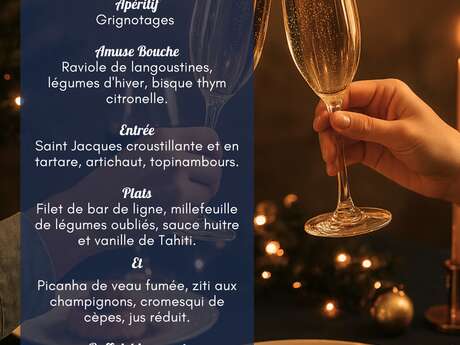 Repas Saint Sylvestre et 1er de l'an