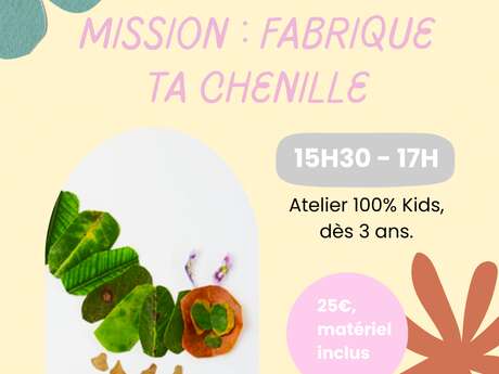 Children's creative workshop : Mission: make your own caterpillar!