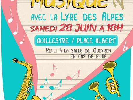 Concert fête de la musique de la Lyre des Alpes Concert fête de la musique de la Lyre des Alpes