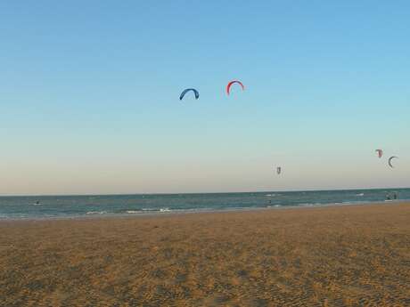 Plage nord de Rivedoux-plage