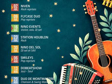 Nocturnes Gourmandes et Musicales