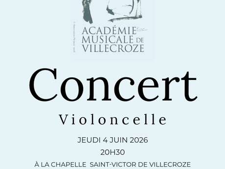 Concert de violoncelle